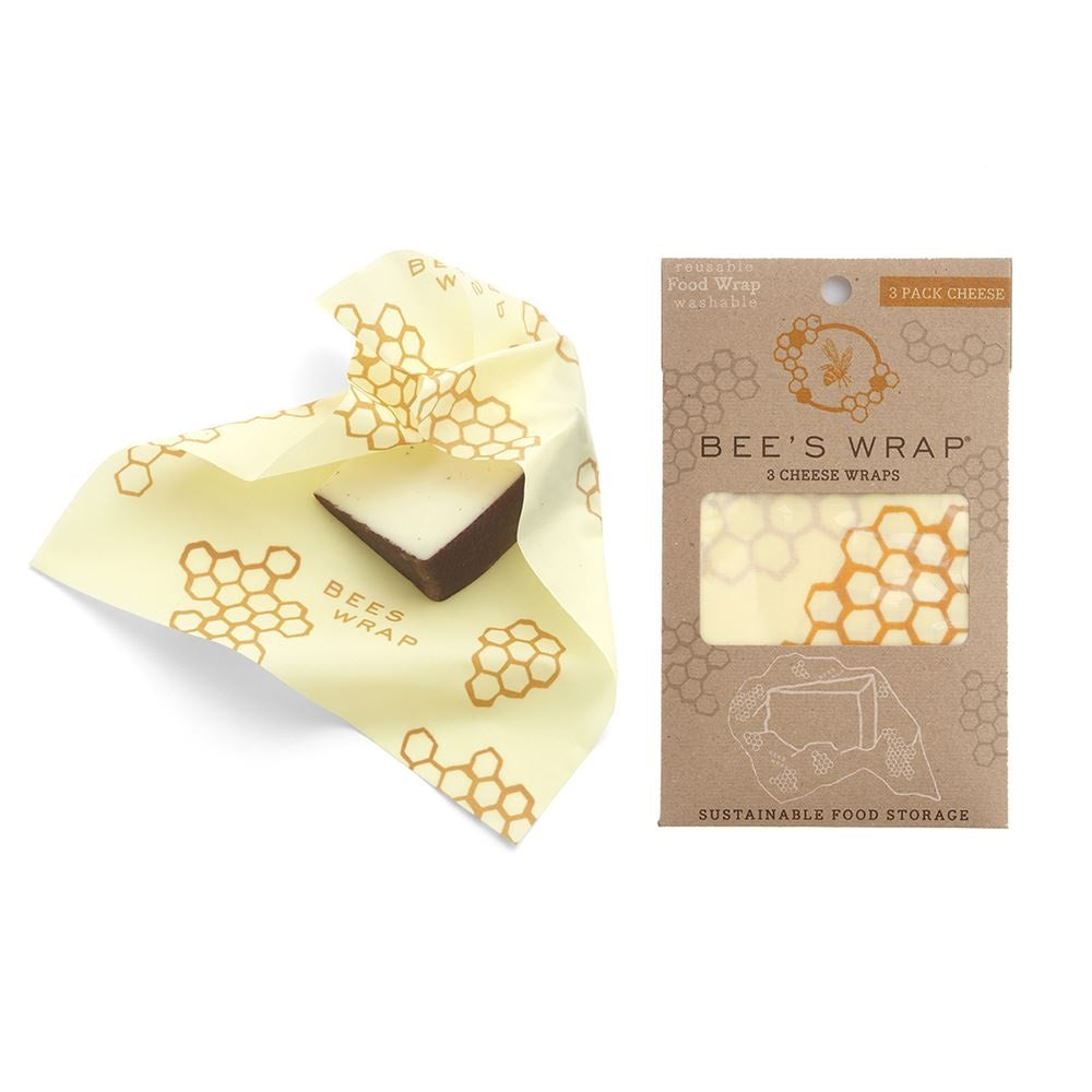 Bee's Wrap 153CW10113 3 Pack of Cheese Wraps - Premium Foil & Wrap from Bee's Wrap - Just $16.75! Shop now at W Hurst & Son (IW) Ltd