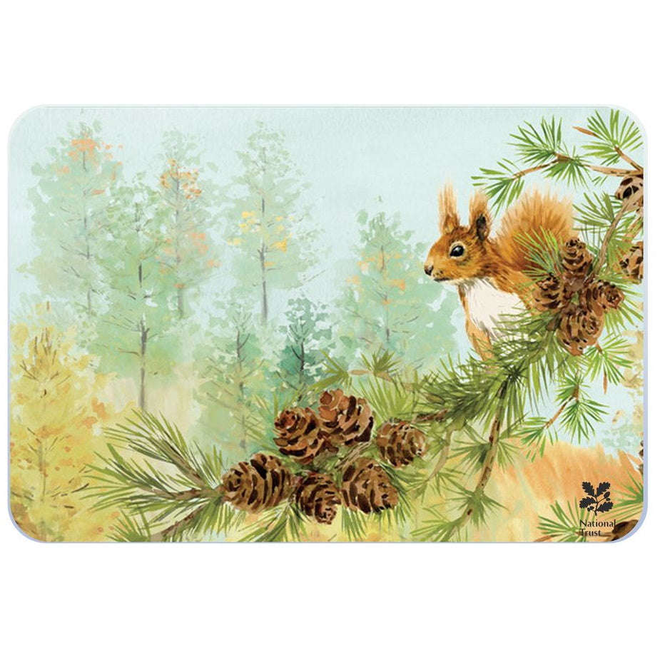 Tuftop N3141007 National Trust Med Glass Worktop Protector - Red Squirrel - Premium Chopping Boards from eddingtons - Just $14.95! Shop now at W Hurst & Son (IW) Ltd