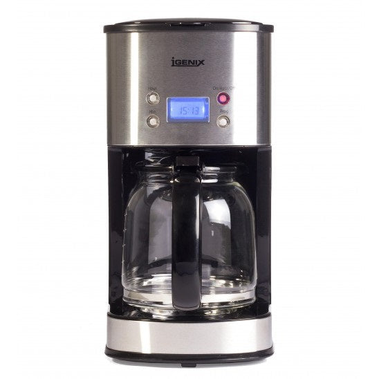 Igenix IG8250 Digital Filter Coffee Maker 800w 1.5Ltr – Brushed Stainless Steel Coffee Machines Igenix Brand_Igenix Coffee machines Collections_Coffee Machines Google Product Igenix Pik-A-Pak Product Type_Coffee Machines