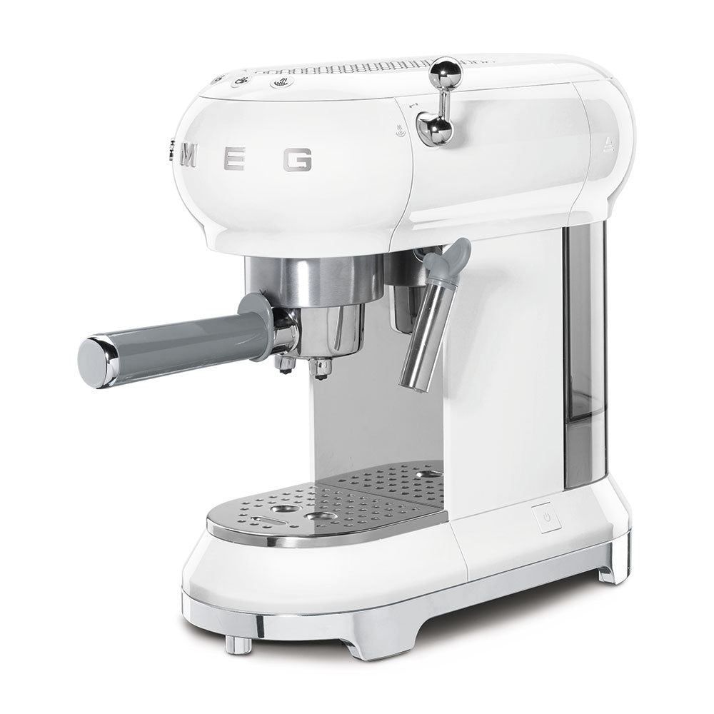 Smeg Espresso & Cappuccino Maker - White - Premium Coffee Machines from Smeg - Just $319.99! Shop now at W Hurst & Son (IW) Ltd