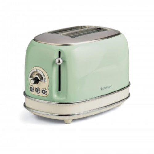 Ariete 155 Vintage 2 Slice Toaster - Green - Premium Toasters from Ariete - Just $46.99! Shop now at W Hurst & Son (IW) Ltd