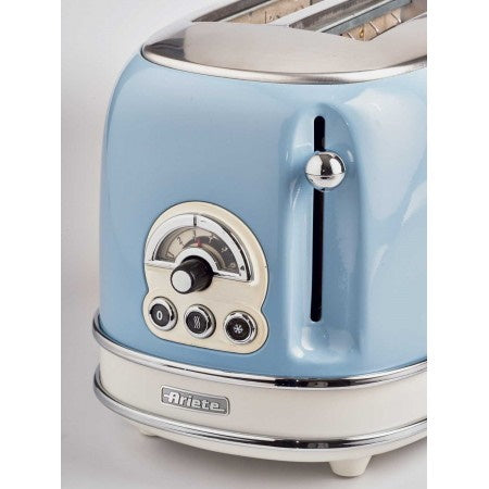 Ariete 155 Vintage 2 Slice Toaster - Light Blue - Premium Toasters from Ariete - Just $46.99! Shop now at W Hurst & Son (IW) Ltd