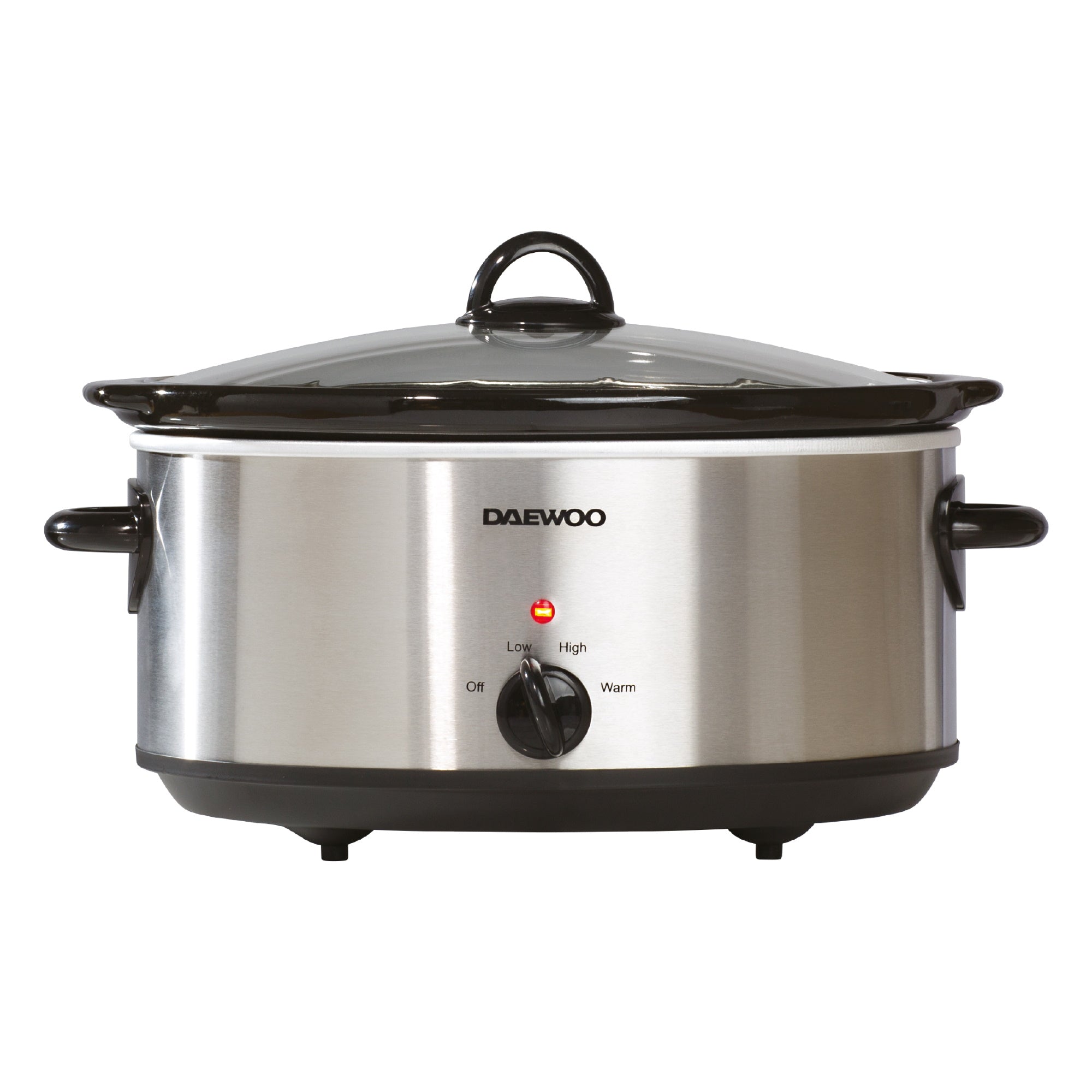 Daewoo SDA1788 Slow Cooker Stainless Steel 6.5ltr - Premium Slow Cookers from Eurosonic - Just $29.95! Shop now at W Hurst & Son (IW) Ltd