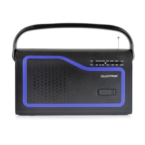 Lloytron N2402BK 2 Band AC/DC Portable Radio - Black Radios Lloytron Audio TV & Video Brand_Lloytron Electrical Google Product Lloytron phones computing sound & vision Product Type_Radios Radios & CD Players