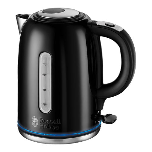 Russell Hobbs 20462 Quiet Boil Jug Kettle Black 1.7Ltr Electric Kettles Russell Hobbs Aug22 August22 Brand_Russell Hobbs Collections_Kettles Domestic Appliances Electrical Google Product Kettles Mark.Williams Product Type_Kettles Russell Hobbs