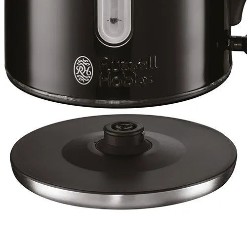 Russell Hobbs 20462 Quiet Boil Jug Kettle Black 1.7Ltr Electric Kettles Russell Hobbs Aug22 August22 Brand_Russell Hobbs Collections_Kettles Domestic Appliances Electrical Google Product Kettles Mark.Williams Product Type_Kettles Russell Hobbs