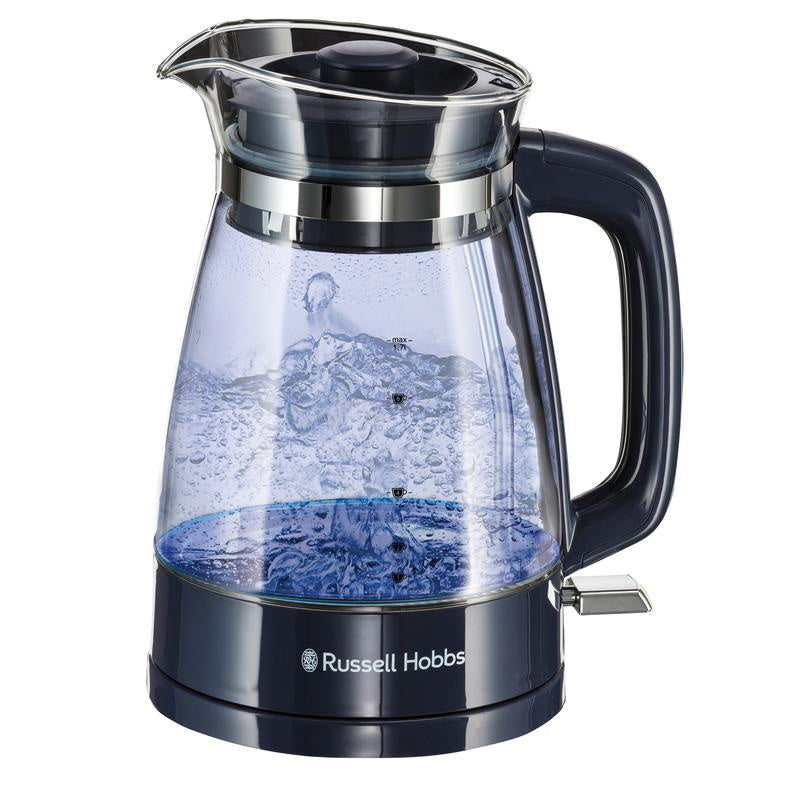 Russell Hobbs 26082 Classic Glass Kettle Ombre Blue 3Kw 1.7Ltr - Premium Electric Kettles from Russell Hobbs - Just $32.99! Shop now at W Hurst & Son (IW) Ltd