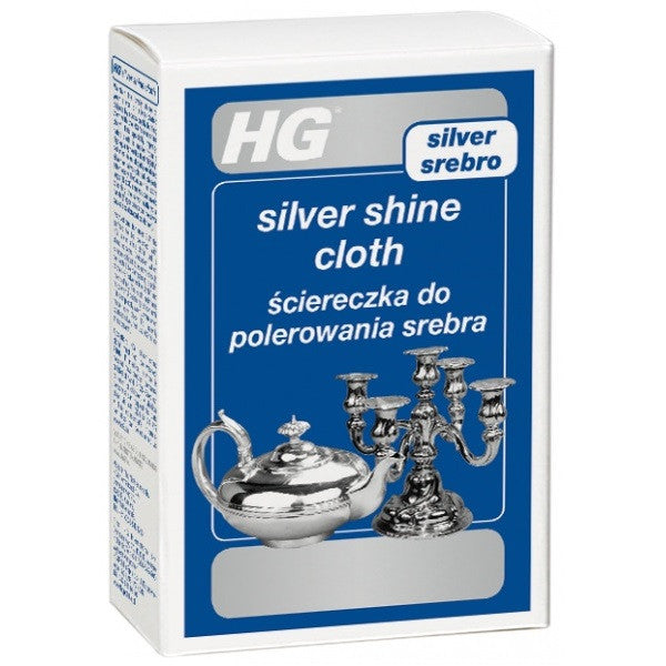 HG 495000106 Silver Shine Cloth 30cm x 30cm - Premium Polishes from hg - Just $4.4! Shop now at W Hurst & Son (IW) Ltd