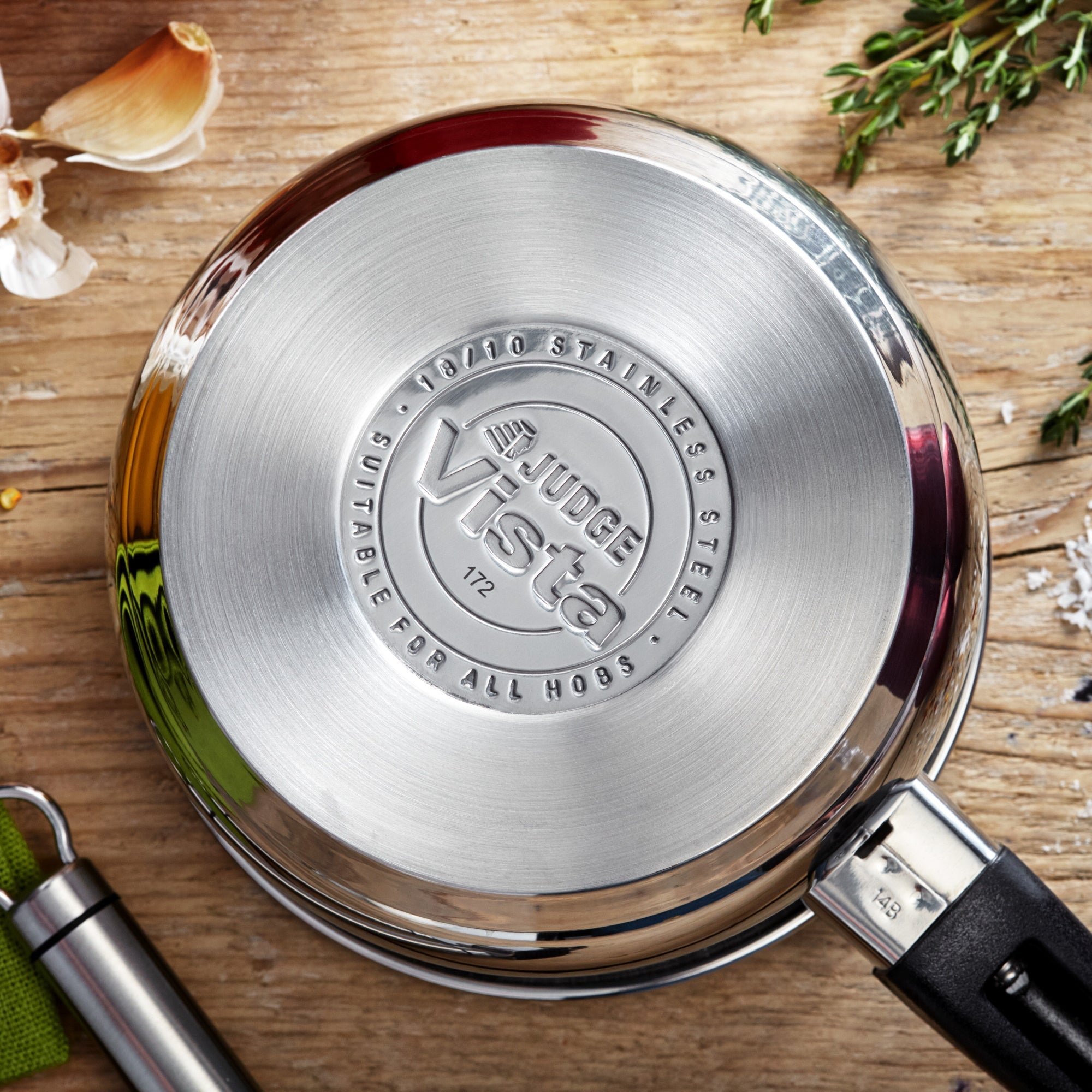 Judge Vista JJ05A Saucepan with glass lid 16cm - Premium Saucepans from Judge - Just $26.00! Shop now at W Hurst & Son (IW) Ltd