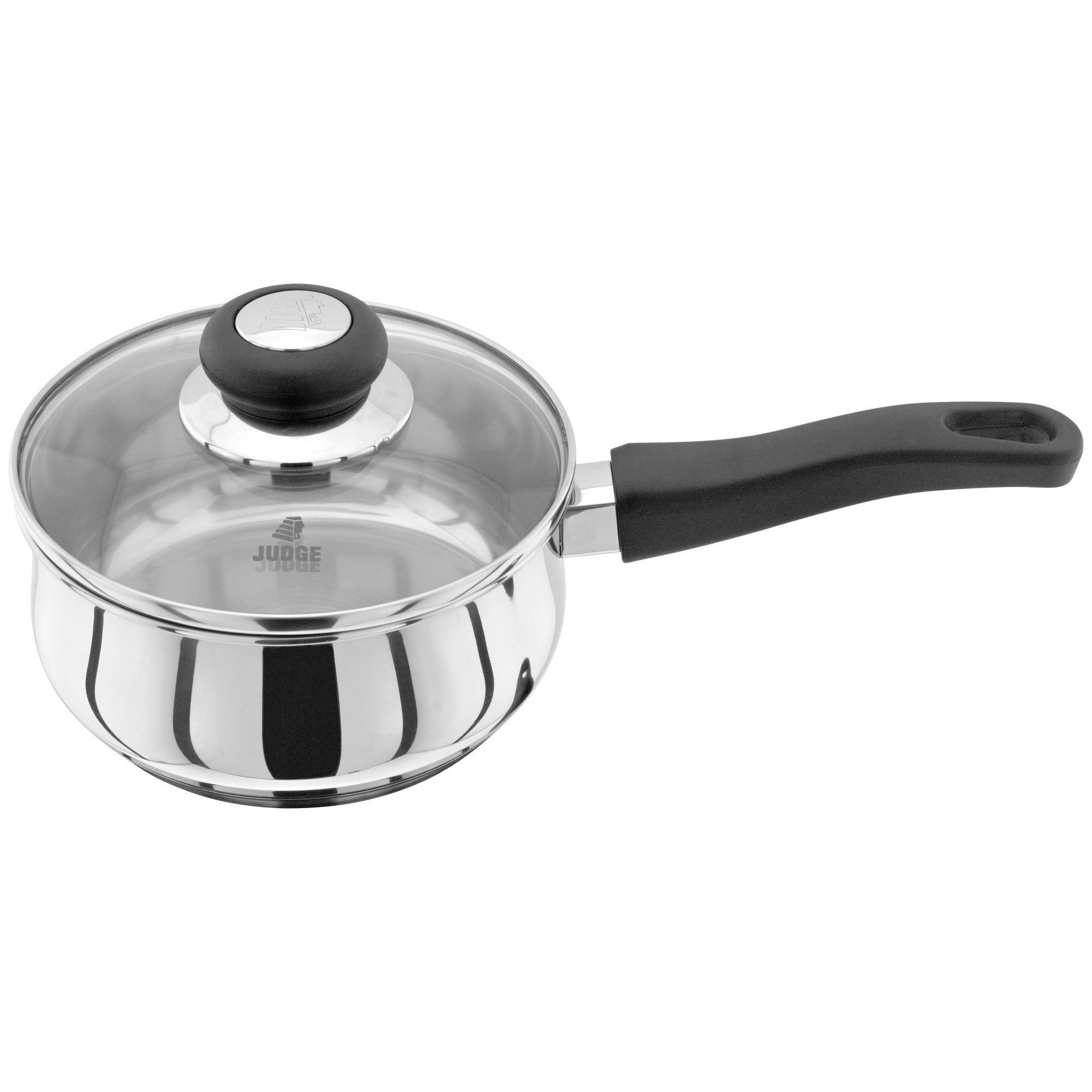 Judge Vista JJ05A Saucepan with glass lid 16cm Saucepans Judge Brand_Judge Google Product Judge Vista Product Type_Saucepans Saucepans Saucepans & casseroles