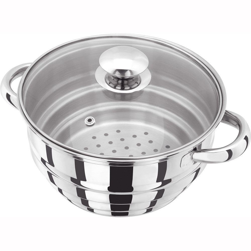 Judge Basics HX12 Multi Steamer with Glass Lid - Premium Steamers from Horwood - Just $17.99! Shop now at W Hurst & Son (IW) Ltd