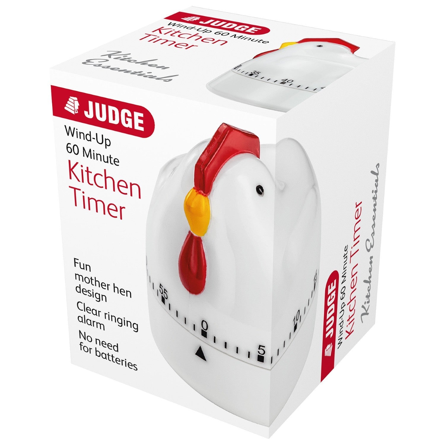 Judge TC338 Kitchen Essentials Kitchen Timer - Chicken - Premium Timers from Horwood - Just $4.7! Shop now at W Hurst & Son (IW) Ltd