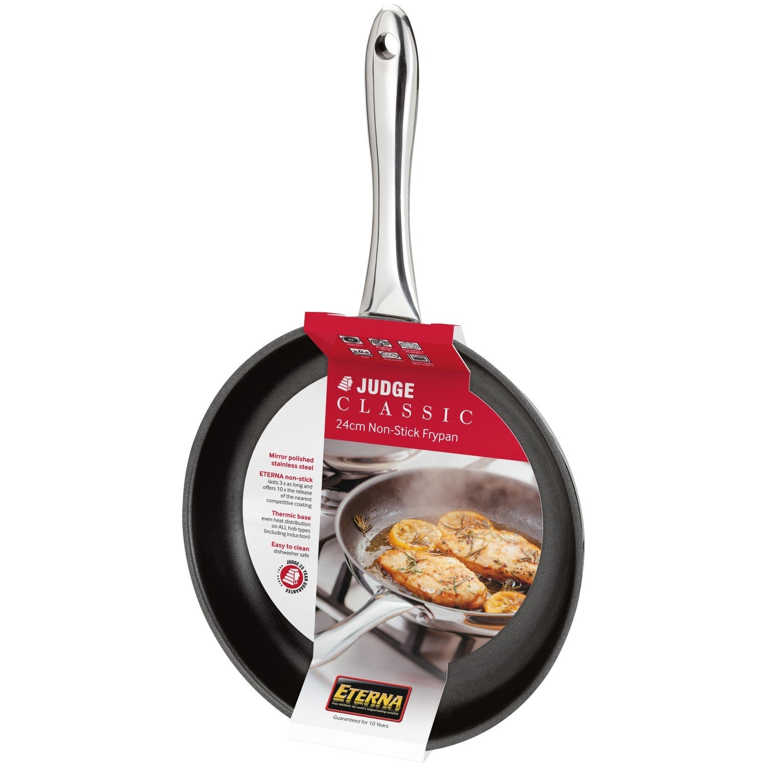 Judge Classic JP12 Fry Pan 24cm - Premium Frying Pans from Horwood - Just $43.99! Shop now at W Hurst & Son (IW) Ltd
