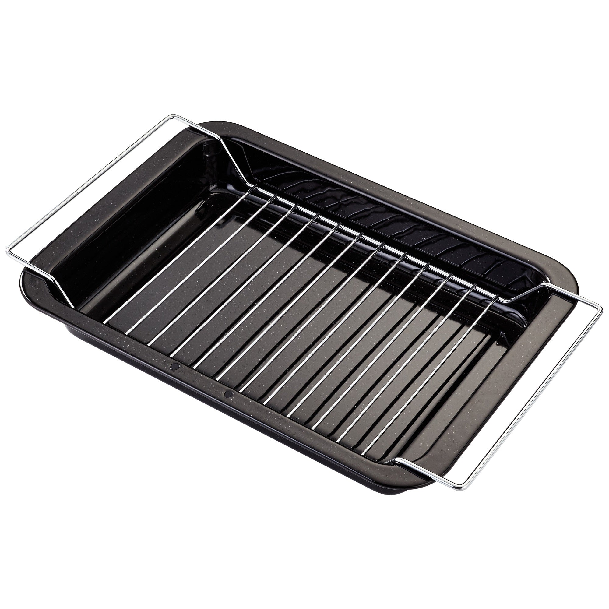 Judge JS30 Enamel Grill Tray with Rack 39x25x5cm - Granite - Premium Roasting Pans & Racks from Horwood - Just $12.95! Shop now at W Hurst & Son (IW) Ltd