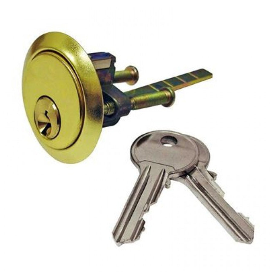 Yale Rim Cylinder - Polished Brass - Premium Door Locks from Hughes Wholesale - Just $7.99! Shop now at W Hurst & Son (IW) Ltd