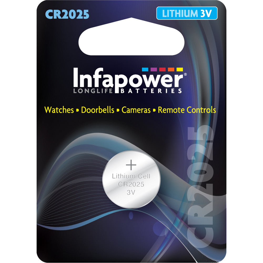 Infapower L903 CR2025 Button cell Battery Lithium 3V - Premium Button Cell Batteries from INFAPOWER - Just $0.95! Shop now at W Hurst & Son (IW) Ltd