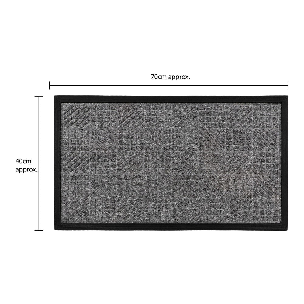JVL 01-444 Firth Tile Indoor Mat 40x70cm - Various Colours - Premium Doormats from JVL - Just $7.99! Shop now at W Hurst & Son (IW) Ltd