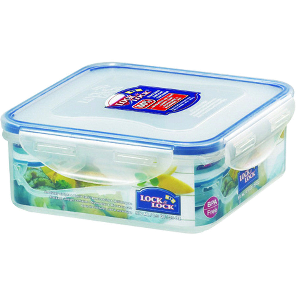 JWP Lock & Lock HPL823 Square container - Premium Tupperware Style Containers from LOCK & LOCK - Just $4.99! Shop now at W Hurst & Son (IW) Ltd