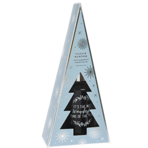 Silver Winter ACC686350 Reed Perfume Diffuser 200ml- Various Scents Air Fresheners Koopman International All Things Christmas Brand_Koopman Christmas Products Collections_All Things Christmas Decor & Giftware Google Product Home Koopman Mark.Williams Nov22 Product Type_Air Fresheners Xmas