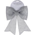 Home & Styling CAA006640 Christmas Bow 24cm - Silver - Premium Christmas Decorations from Koopman International - Just $2.95! Shop now at W Hurst & Son (IW) Ltd