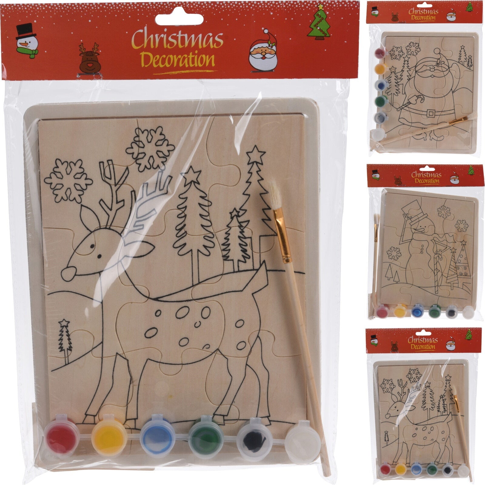 Koopman DH9825740 Christmas Decorate Puzzle - Various Designs Toys Koopman International All Things Christmas Brand_Koopman Christmas Products Collections_All Things Christmas Decor & Giftware Gnomes Google Product Home Koopman Mark.Williams Nov22 Product Type_Toys Xmas