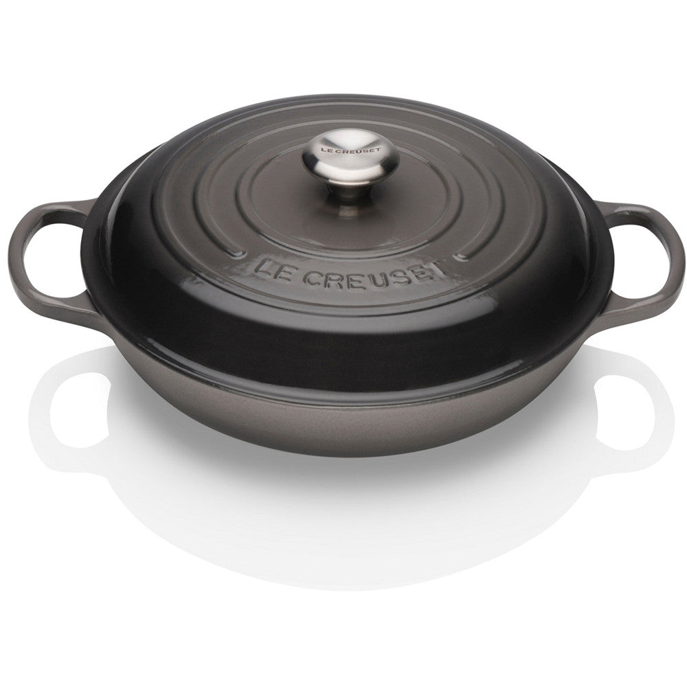 Le Creuset Shallow Casserole 30cm - Various Colours Flint Stockpots / Casseroles Le Creuset Brand_Le Creuset Generous Gifts Google Product Le Creuset Product Type_Stockpots / Casseroles Saucepans & casseroles