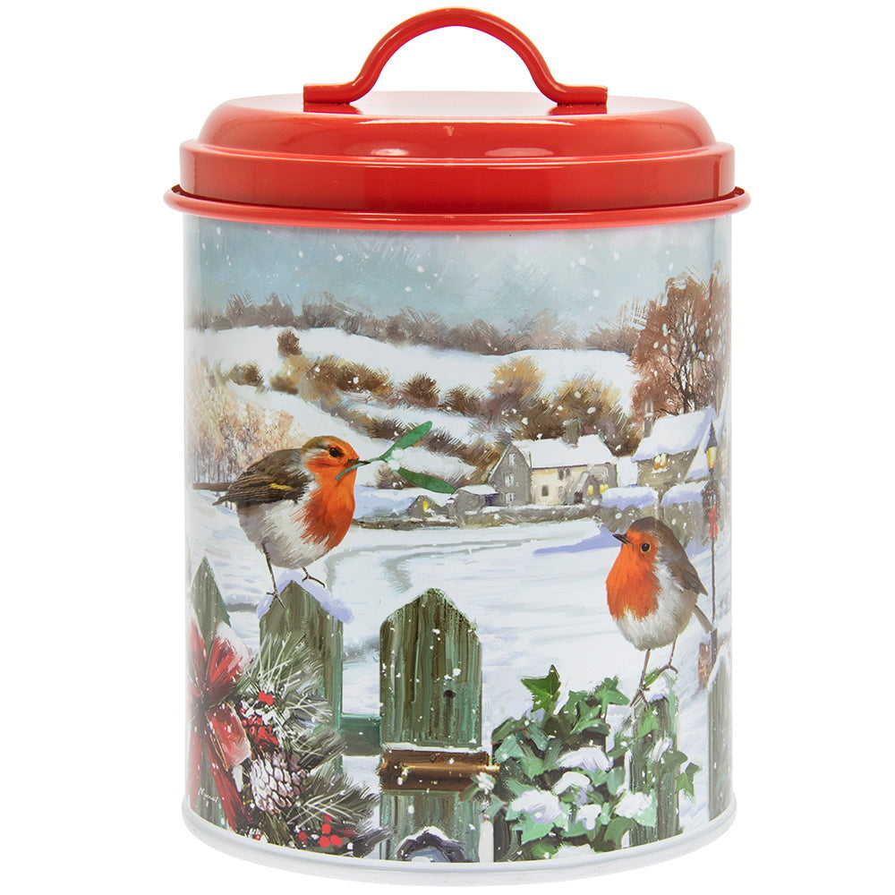 Lesser & Pavey LP52027 Robins Metal Canister - Large - Premium D from LESSER & PAVEY - Just $8.5! Shop now at W Hurst & Son (IW) Ltd