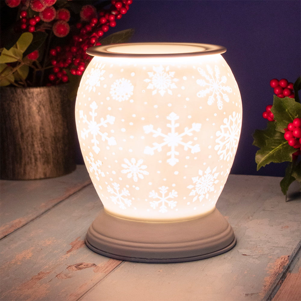 Desire Aroma LP52279 wax melt Table Lamp - Snowflake - Premium Table Lamps from LESSER & PAVEY - Just $14.99! Shop now at W Hurst & Son (IW) Ltd
