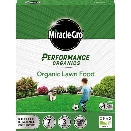 Miracle Gro Performance Organics Lawn Food Food 2.5Kg - Premium Lawn Feed / Weed from Miracle-Gro - Just $18.50! Shop now at W Hurst & Son (IW) Ltd