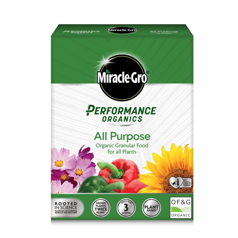 Miracle Gro Performance Organics All Purpose Granular Food 1Kg - Premium Plant Food from Miracle-Gro - Just $9.95! Shop now at W Hurst & Son (IW) Ltd