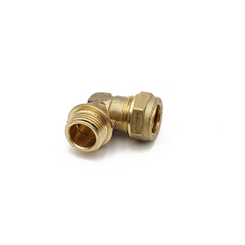 Compression Elbow 15mm x 1/2" Male Parallel - Premium 15mm Compression Fittings from Mueller Primaflow - Just $2.35! Shop now at W Hurst & Son (IW) Ltd