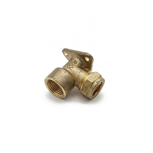 Compression Wall Plate Elbow 15mm x 1/2" Female - Premium 15mm Compression Fittings from Mueller Primaflow - Just $3.40! Shop now at W Hurst & Son (IW) Ltd