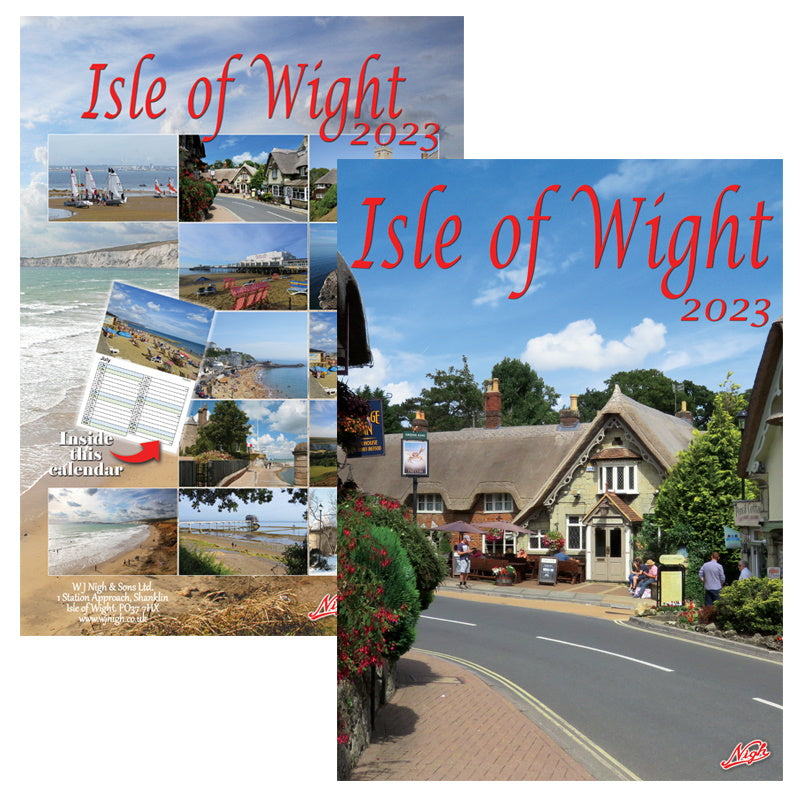 W J Nigh 8C001 2023 Reminder Calendar - Isle of Wight Calendars / Diaries W J Nighs Brand_W J Nigh Collections_More Decor & Giftware Decor & Giftware Google Product Isle Of Wight More Decor & Giftware Product Type_Calendars / Diaries W J Nighs