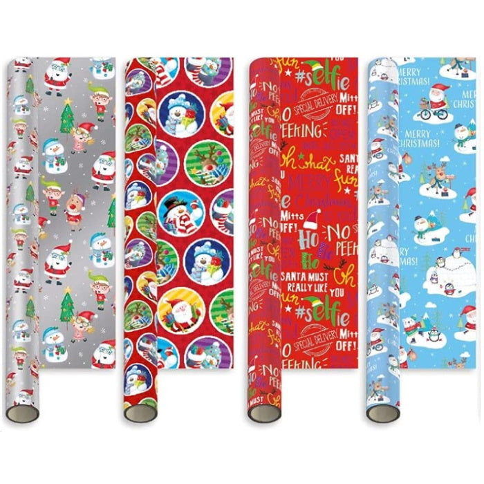 Giftmaker Collection Kids Christmas Gift Wrap 4mtr - Various Designs - Premium Christmas Giftwrap from Giftmaker - Just $1.5! Shop now at W Hurst & Son (IW) Ltd
