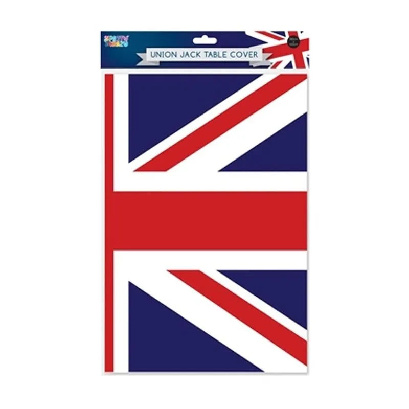 Tallon Union Flag Paper Table Cover 110x160cm - Premium Giftware from W J Nighs - Just $2.60! Shop now at W Hurst & Son (IW) Ltd