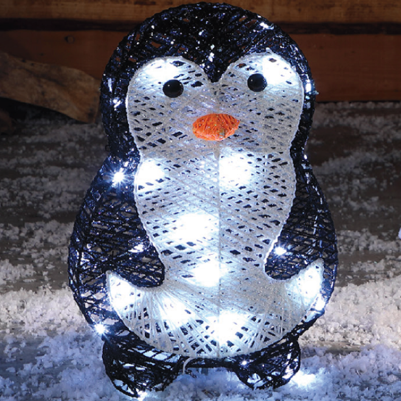 Noma 2520361 40CM Black and white baby penguin - Premium Outdoor Lights from Noma - Just $31.99! Shop now at W Hurst & Son (IW) Ltd