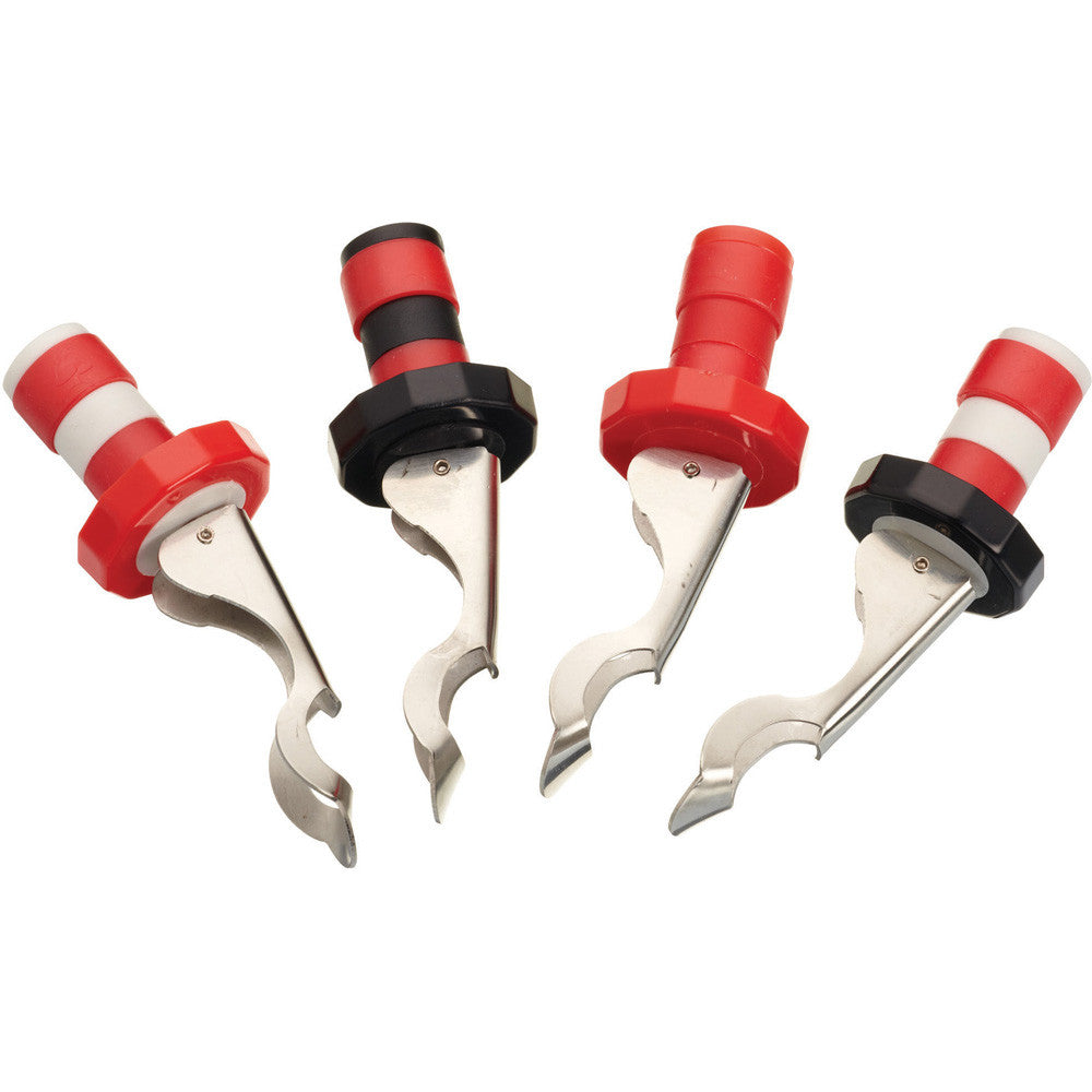 Kitchencraft kcstop Bottle stoppers pack 4 - Premium Barcraft from KITCHENCRAFT - Just $6.70! Shop now at W Hurst & Son (IW) Ltd