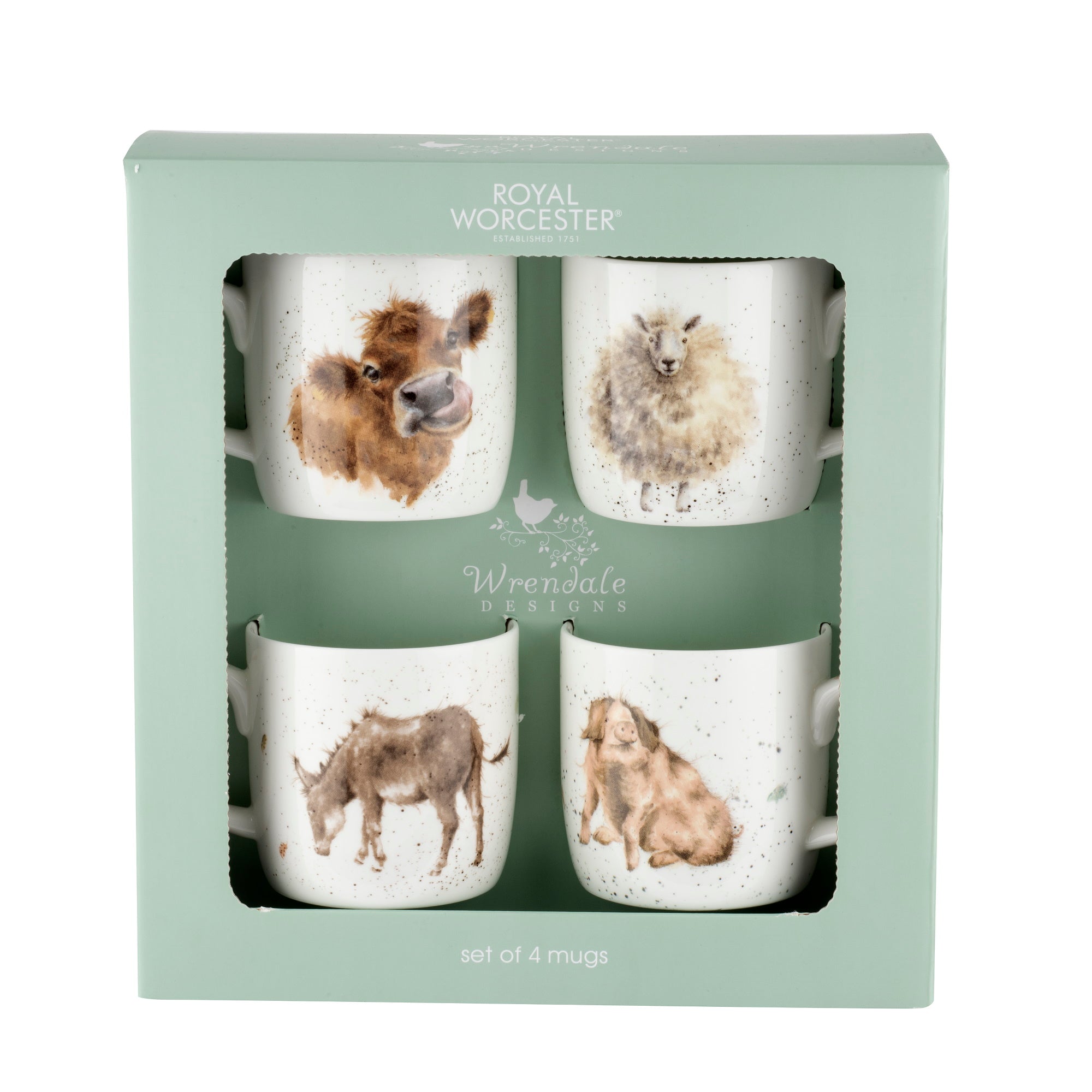 Wrendale Designs MMV3969-XG Summer 2020 Pack Gift Set of 4 Mugs - Premium Mug Sets from Portmeirion - Just $34.99! Shop now at W Hurst & Son (IW) Ltd