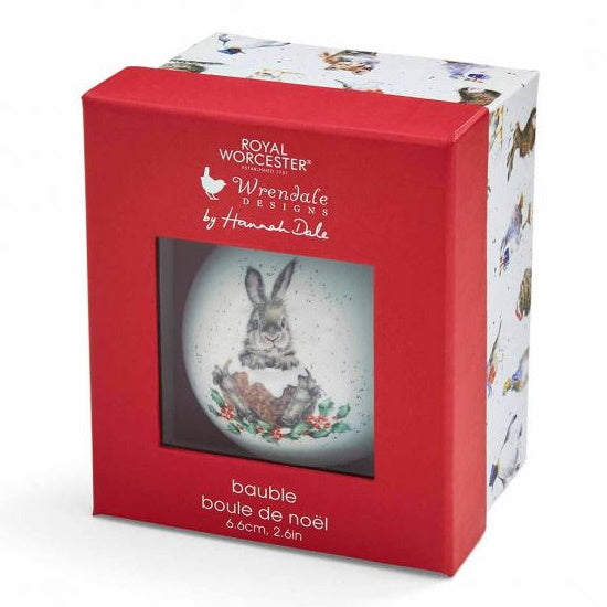 Wrendale Designs MMTG79011-XG Merry Little Xmas Bauble - Premium Baubles from Portmeirion - Just $10.99! Shop now at W Hurst & Son (IW) Ltd