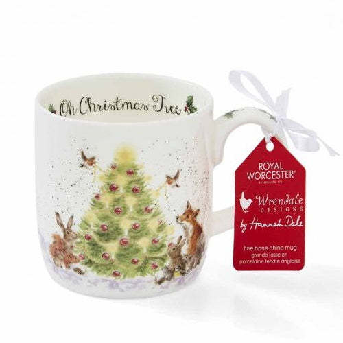 Wrendale Designs MMQP5629-XT Oh Christmas Tree Fine Bone China Mug - Premium Christmas Mugs from Portmeirion - Just $11.50! Shop now at W Hurst & Son (IW) Ltd