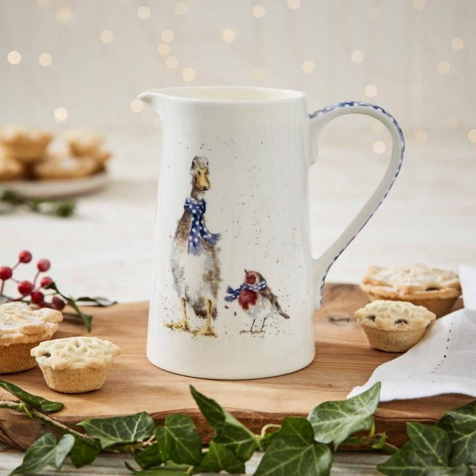 Wrendale Designs WNOA3921-XT Duck and robin 1Pint Jug - Premium Sundry Kitchenware from Portmeirion - Just $20.50! Shop now at W Hurst & Son (IW) Ltd