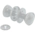 Select 40102 Universal Door Knob Set Pair- White Plastic Rim Knobs Select Hardware Brand_Select Hardware Collections_Security / General Ironmongery Feb22 Google Product Ironmongery Mark.Williams Product Type_ Mortice Knobs Product Type_Rim Knobs Security & General Ironmongery Select Hardware Tools