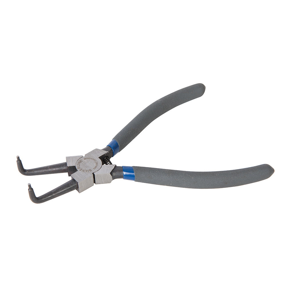 Silverline PL65 Internal Circlip Pliers 180mm - Bent - Premium Circlip Pliers from Toolstream - Just $5.5! Shop now at W Hurst & Son (IW) Ltd