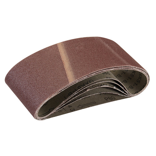 Silverline 862553- Sanding Belts Pk 5 - 80 Grit - Premium Sanding from Silverline - Just $4.99! Shop now at W Hurst & Son (IW) Ltd
