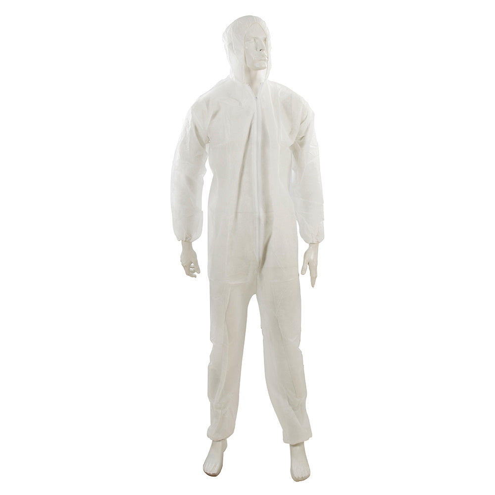 Silverline 719802 Disposable Overall XXL 146cm - Premium Boiler Suits from Toolstream - Just $3.95! Shop now at W Hurst & Son (IW) Ltd