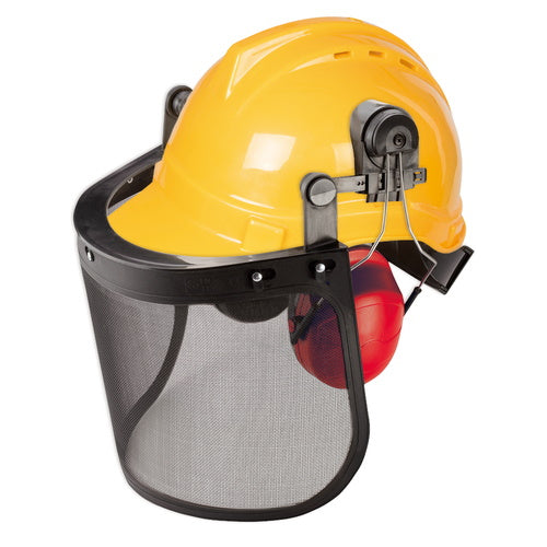 Silverline 140873 Forestry Visor, Ear Defenders and Helmet Set - Premium Ear Protection from Toolstream - Just $28.99! Shop now at W Hurst & Son (IW) Ltd