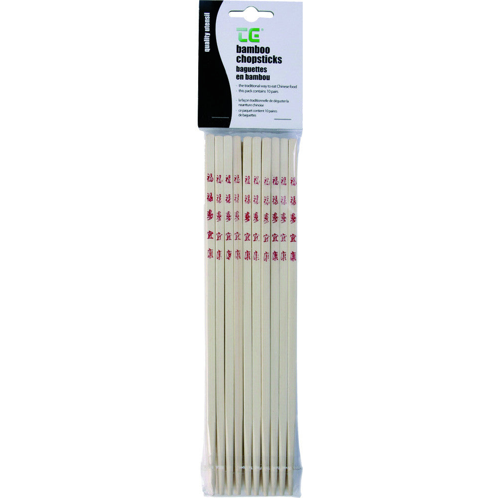 T&G 2.024 Bamboo chopsticks Pk 10 - Premium Specialist Cutlery from T&G - Just $2.95! Shop now at W Hurst & Son (IW) Ltd
