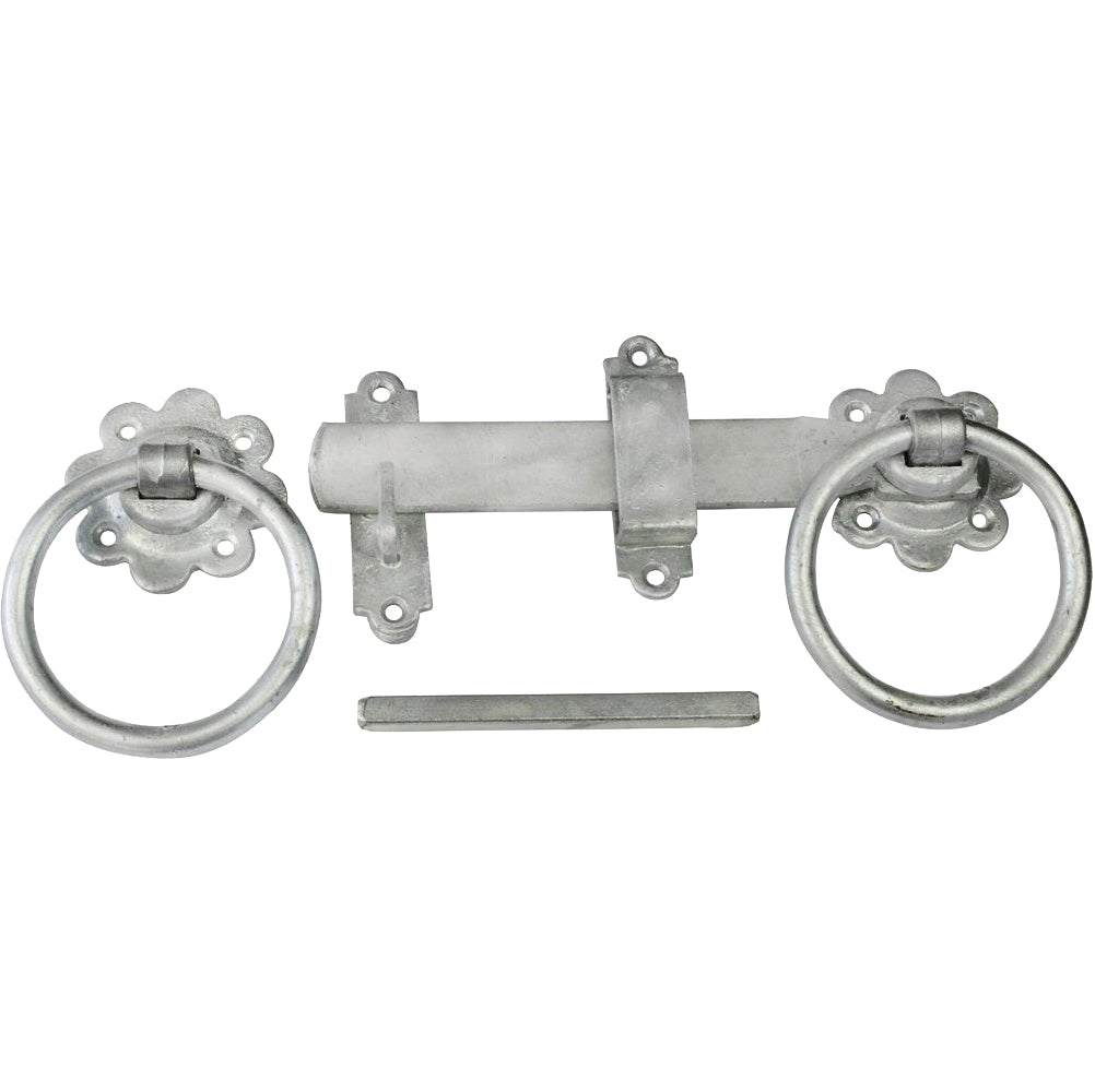 EasyFix 4157762 Plain Ring Gate Latch Galvanised 6" - Premium Gates / Accessories from eliza tinsley - Just $9.5! Shop now at W Hurst & Son (IW) Ltd