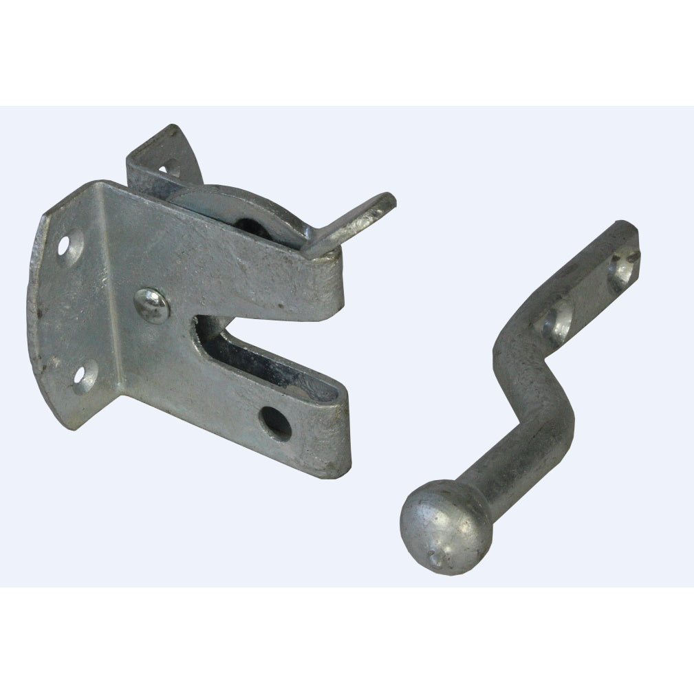 Eliza Tinsley 3199912 Auto Gate Catch Galvanised Large with Fixings - Premium Gates / Accessories from eliza tinsley - Just $5.80! Shop now at W Hurst & Son (IW) Ltd