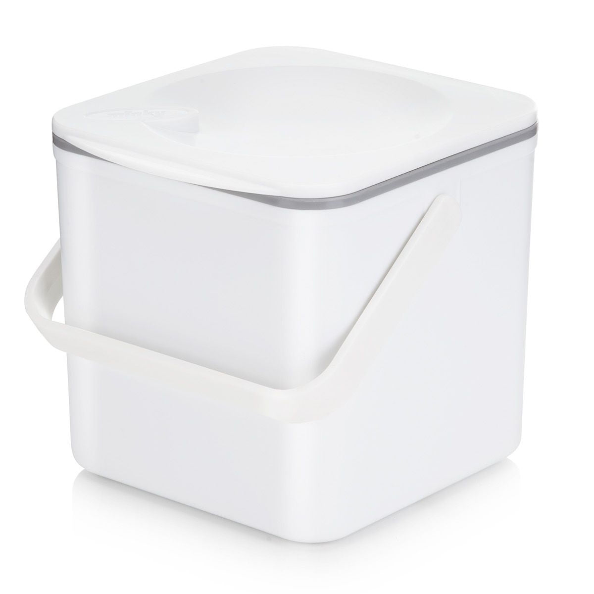 Minky TP10100105 Compost Food Waste Caddy - White - Premium Food Bins from MINKY - Just $6.95! Shop now at W Hurst & Son (IW) Ltd